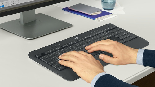 Imagen 3 de 5 de Kit Teclado + Mouse Logitech Inalambrico Multimedia Mk540usb