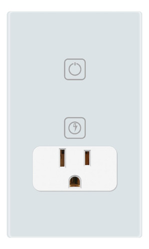 Apagador Inteligente Tecnolite 1 Botón Táctil 1 Enchufe
