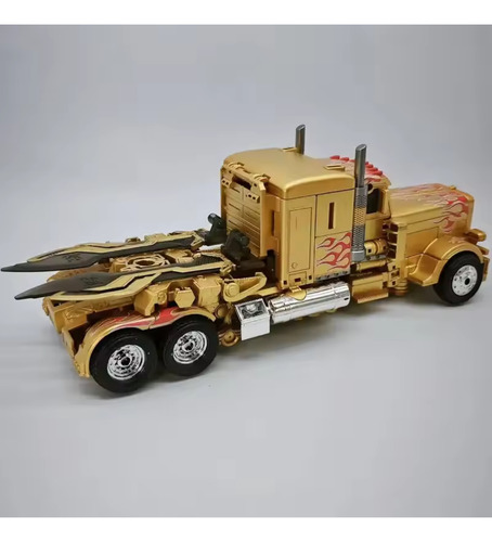 Optimus Prime Transformers Comander 30 Cm Con Caja Optimus Gold 30 Cm