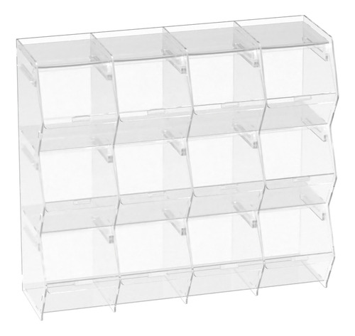Baleiro Acrílico Cristal 12 Nichos Organizador De Doces Top
