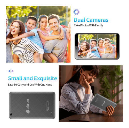Saiwan Tablet Android 7 Pulgadas, Tablet Portátil 3g Lte, Wi