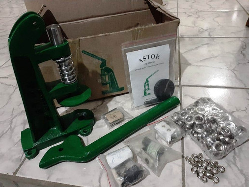 Maquina Troqueladora + Troquel + 100 Ojetes Remache O Broche