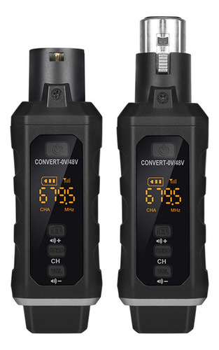 Sistema Adaptador Xlr Transmisor De Micrófono Inalámbrico R