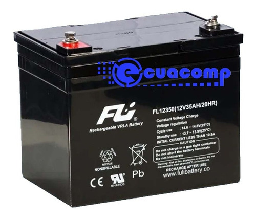 Batería Powest Fl 12v 35ah Sellada Vrla Ups Inversores Panel