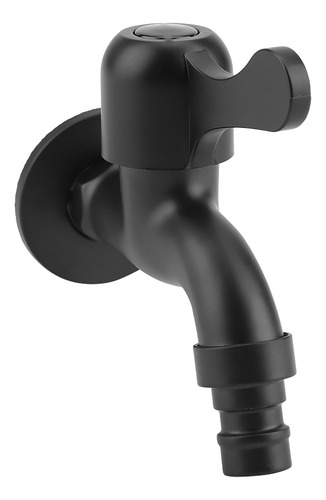 Grifo De Pared De Acero Inoxidable 304, Color Negro