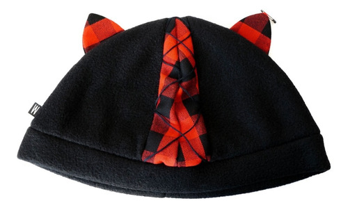 Gorro Orejitas Gatito Cat Punk Gato Gorrito Fibra Polar