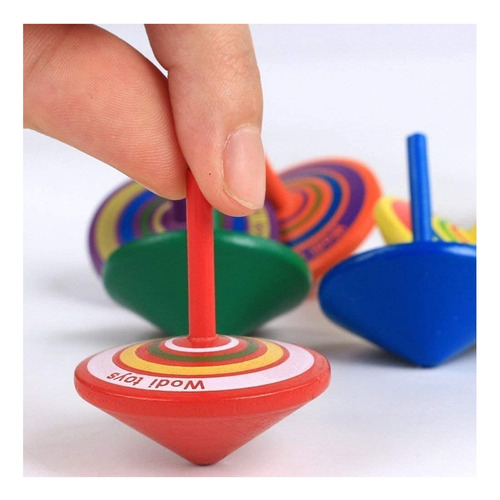 . Juguete Giroscópico For Niños Con Giroscopio De Madera De