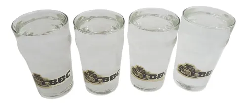 Vasos Bbc En Vidrio X 500ml X 4 Uds