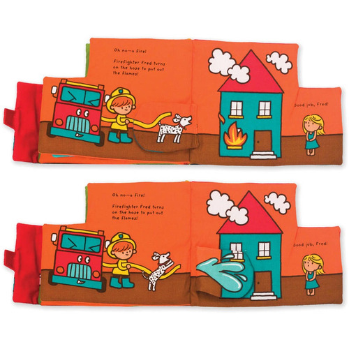 Libro Suave: Firefighter Fred To The Rescue Melissa & Doug