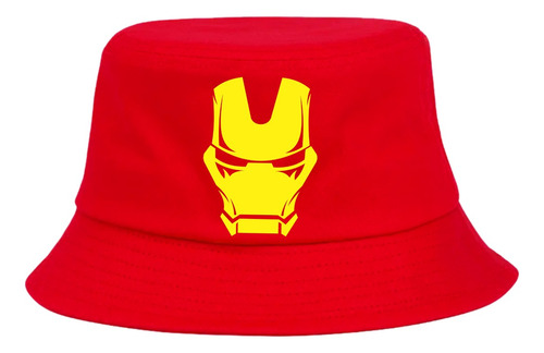 Gorro Pesquero Iron Man Avengers  Sombrero Adulto Sol