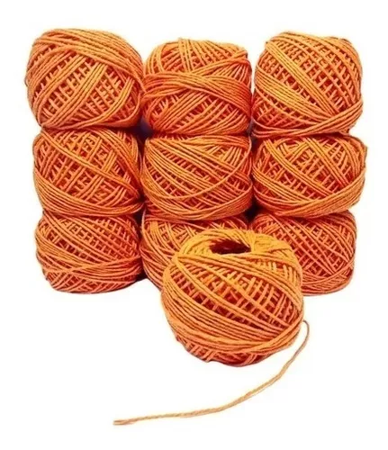 Tradineur - Ovillo de hilo pulido, madeja, bobina de cordón para atar  embutidos, chorizos, salchichones, cocinar (Marrón claro