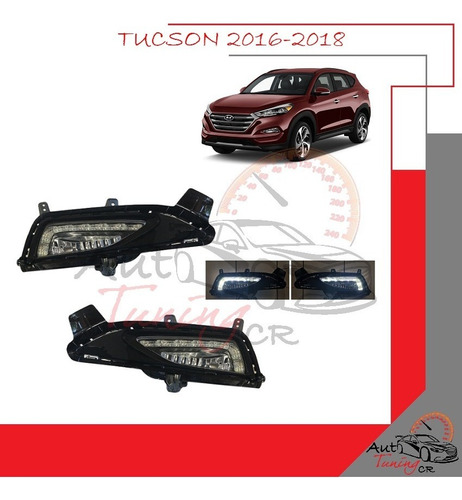 Halogenos Drl Hyundai Tucson 2016-2018 