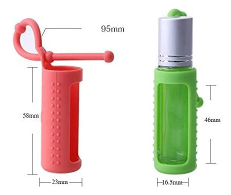 6 Fundas De Silicona Para Portabotellas De 5 Ml, 10 Ml, 15 M