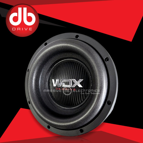 Subwoofer Db Drive 8 Pulg Wdx8g0.4 400w / 800w Doble Bobina Negro
