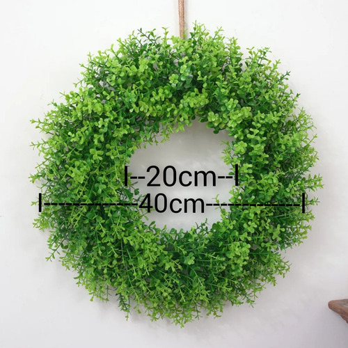 Imagen 3 de 3 de Topiarios Boj Buxus Decorativos Follajes Hiedra Guinalda
