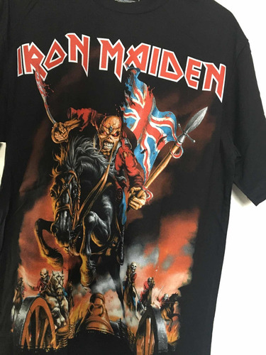 Iron Maiden Tour Oficial Made In England (m) 2013