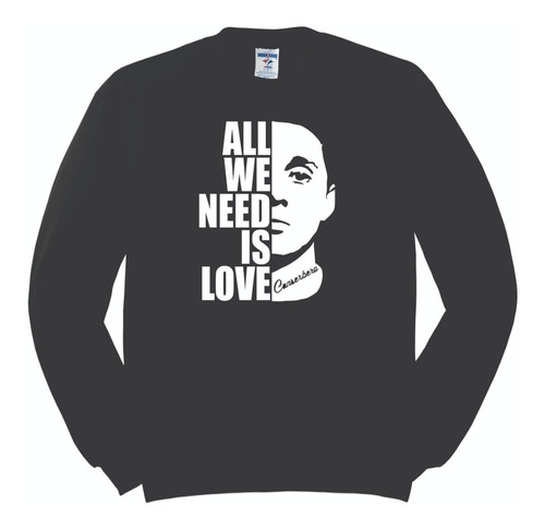 Sudadera Canserbero All We Need Is Love Rostro Hombre Mujer