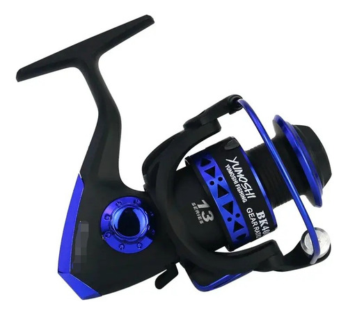 Carrete Para Pesca Giratorio Serie 3000 Camping Pesca Fishin Azul Derecho/izquierdo