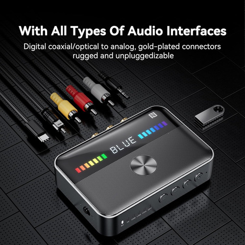 Adaptadores Bluetooth5.3 Transmisor Receptor Hifi Audio