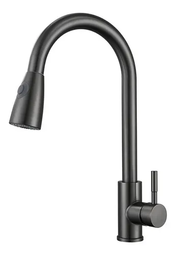 Grifo de baño con sensor automático sin contacto, grifo de cocina negro,  sensor infrarrojo de movimiento eléctrico sin contacto, grifo sin contacto