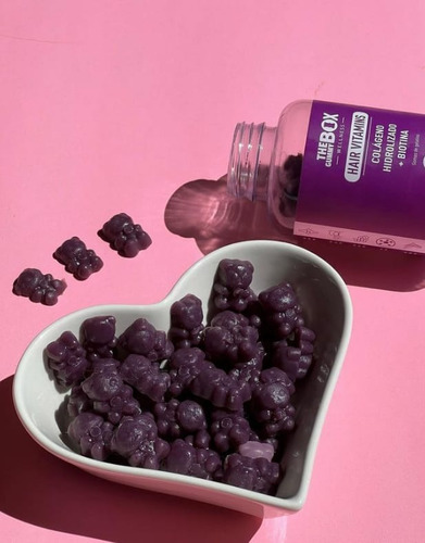 The Gummy Box Hair Vitamins Colageno Hidrolizado + Biotina