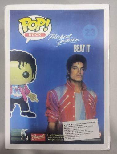 Funko Pop, Michael Jackson, Beat It. 