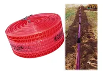Comprar Malla Para Cable Subterraneo Roja Electricidad 15cm X 50mts
