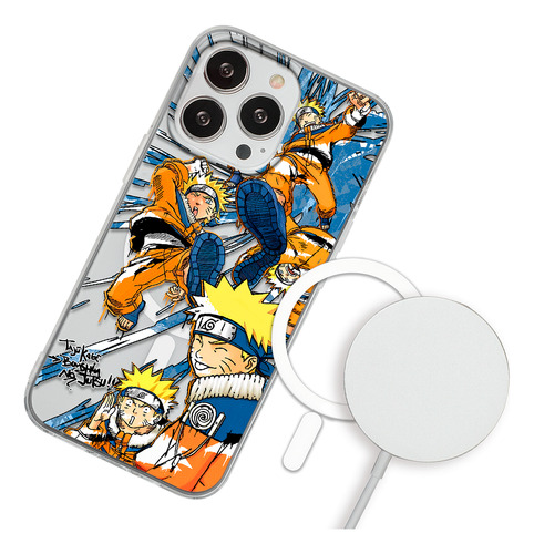 Funda Para iPhone Magsafe Naruto Jutsu Multiclones Sombra