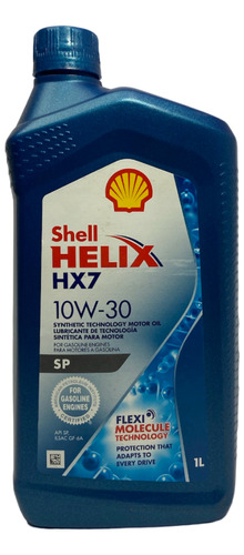 Aceite Shell 10w30 Helix Hx7 Semi-sintético 