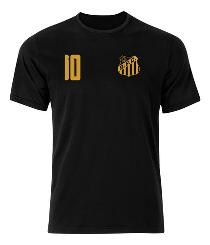 Camiseta Neymar Santos Gold Unica