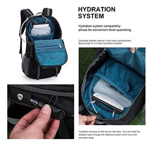Mountaintop Mochila De Senderismo De 40 Litros Para Mujeres