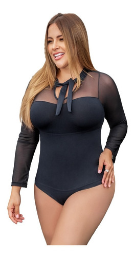 Body Colombiano Faja Interna- Control En Abdomen R1-12656 Bc