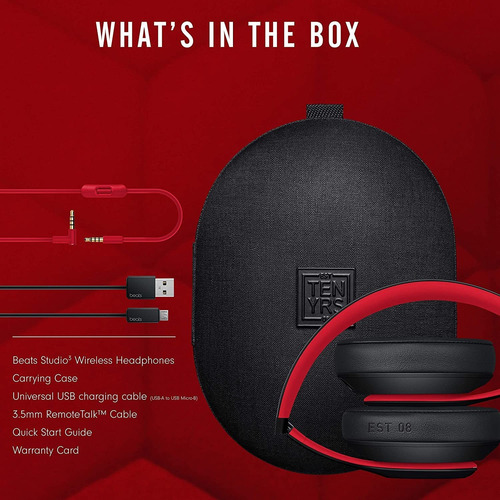 Beats Studio3 Auriculares Inalámbricos - Apple W1 Auriculare