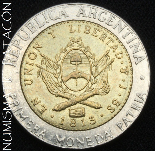 Moneda Argentina De 1 Peso 2010 - Cj 6.17