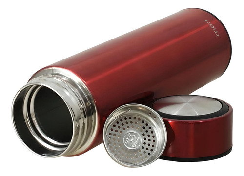 Garrafa Térmica Wessex Inox 500ml Mr1118 - Mori Cor Vermelho