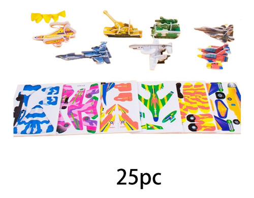 Rompecabezas De Dibujos Animados En 3d, Juguetes, Avión