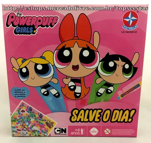 Jogo de Tabuleiro Personalizado Meninas Super Poderosas