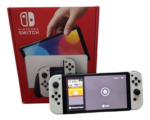 Nintendo Switch Oled 64gb Standard Color  Blanco Y Negro