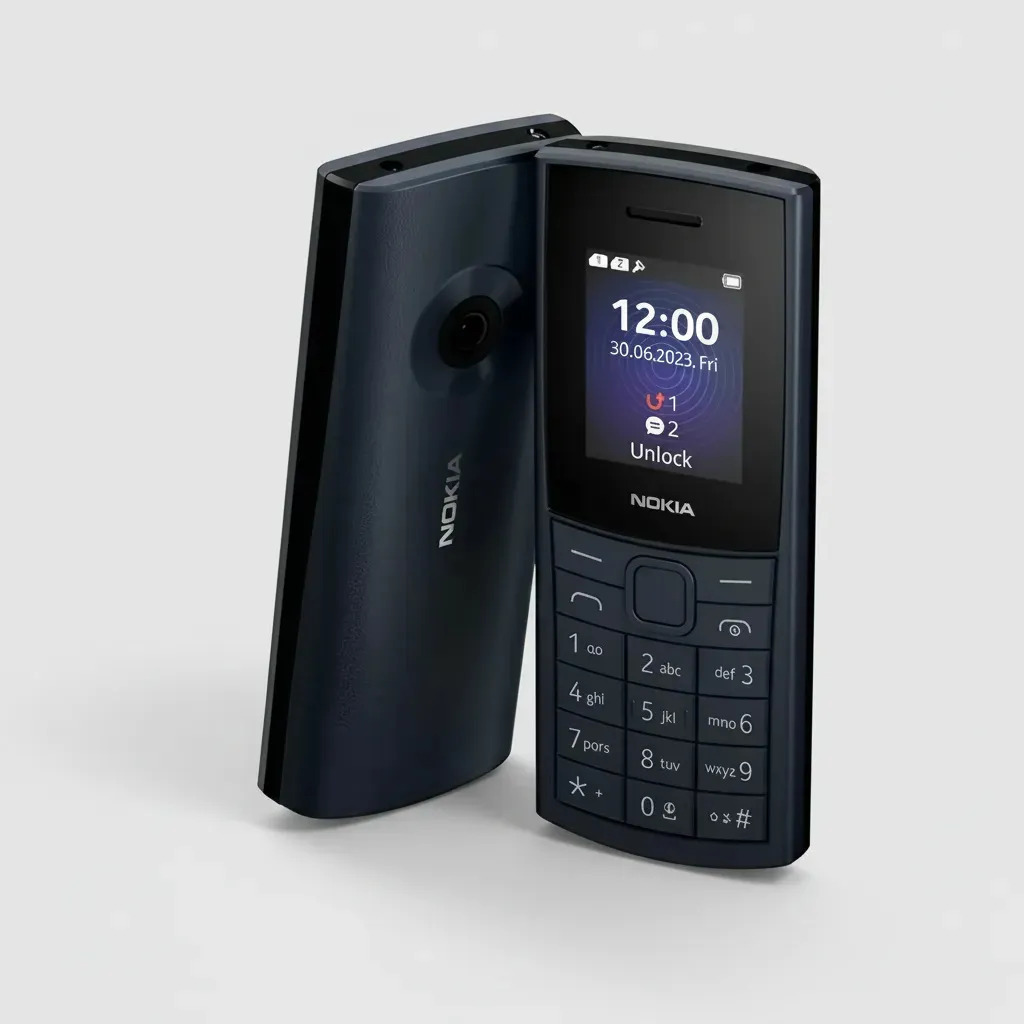 Celular Para Idoso Botão Grande Nokia 110 Rede 4g Dual Sim Midnight Blue