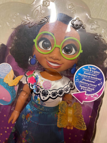 Disney Encanto Muñeca Mirabel Canta Y Habla Mariposa Grande
