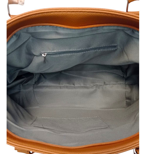 Cartera Miss Unique Negra Eco Cuero Con Bolsillo Hermosísima Mis 17733.1 Negro Lisa Níquel Negro