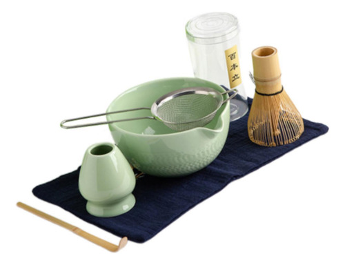 Juego De 6 Cuencos De Matcha Japoneses Compatible Con Verde