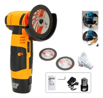 Comprar Mini Esmeriladora Angular Inalámbrica 12v 75mm 2 Baterías