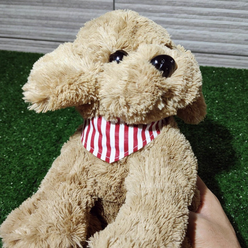 Bicho De Pelucia Cachorro Poodle Micro Sentado Nicho Fofinho