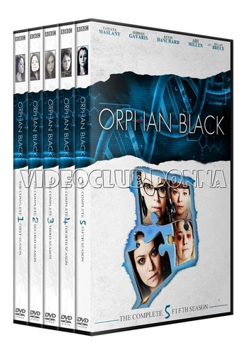 Orphan Black Temporadas Serie Completa 1/2/3/4/5 Pack Dvd