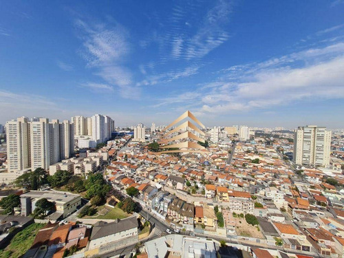 Imagem 17 de 30 de Lindo Apartamento No Condomínio Sólon Vila Rosália, 137m², 2 Dormitórios, Closet, 2 Vagas, Andar Alto. - Ap1266