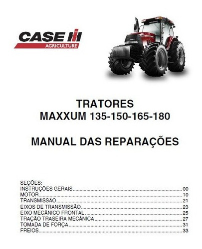 Manual De Serviço Tratores Case Maxxum
