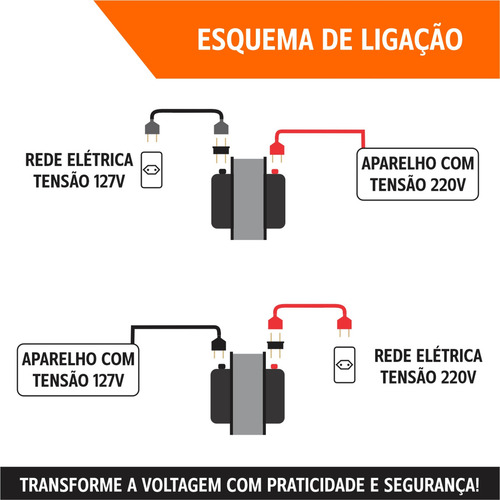 Autotransformador 5000va Bivolt Para Ar Até 18000btus Tech Max