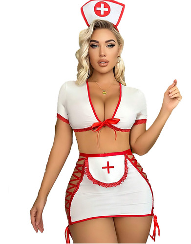Conjunto Cosplay Enfermera Sexy - Ifeelgood