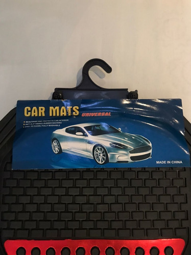 Alfombras 4 Piezas Negra/gris Tipo Bandeja Car Mats 4006abs